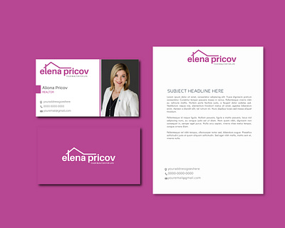 Elena Pricov branding design graphic design logo