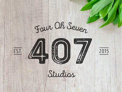 Four Oh Seven Studios Logo branding business card business card design design graphic design invoice invoice design logo logo design small business