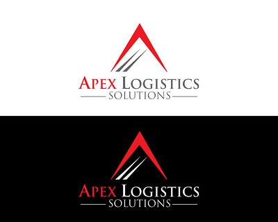 Apex Logistics branding design graphic design logo vector