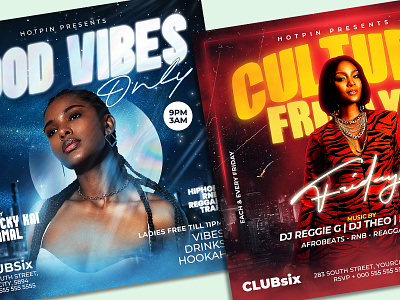 Night Club Flyer Bundle rb