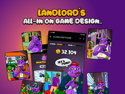 #LANDLORD is grinding on a crypto game ...come join the team ! coin crypto design doge game hippo maga meme memecoin mission mobile pepe purple tap