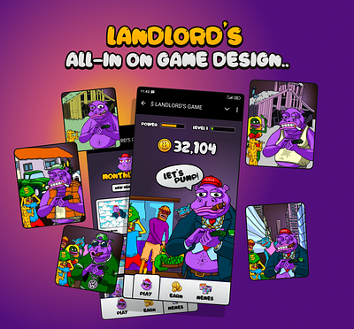 #LANDLORD is grinding on a crypto game ...come join the team ! coin crypto design doge game hippo maga meme memecoin mission mobile pepe purple tap