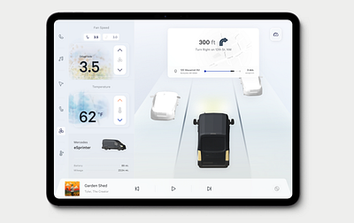 HMI Display app car design display hmi product design ui ux vehicle