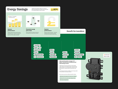 Solar Deck for Heatable branding company graphic design green keynote pitch deck powerpoint presentation presentation design presentation designer slides solar sustainable ui