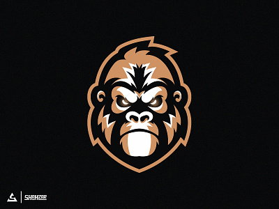 Gorilla sports mascot logo 3d animal animation baseball branding design esports esportslogo football graphic design illustration illustrator logo mascot motion graphics sports ui ux vector