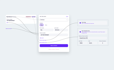 Data and Status on a UI data edit flow form modal product design status ui ux