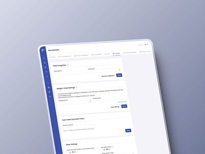 Account Settings account account settings clean dashboard design interface minamalist online payments product design redesign saas settings ui ui revamp ux web web application web design white widget