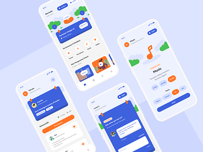 Mental Health Mobile Application : Xigem application colorfull design game gamification interface mentalhealth mobile ui uiuxdesign userexperience userinterface ux