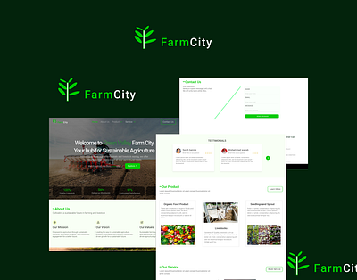 FARMCITY design ui ux web design