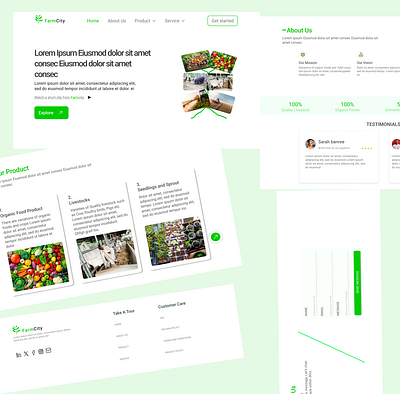 FARMCITY design ui ux web design