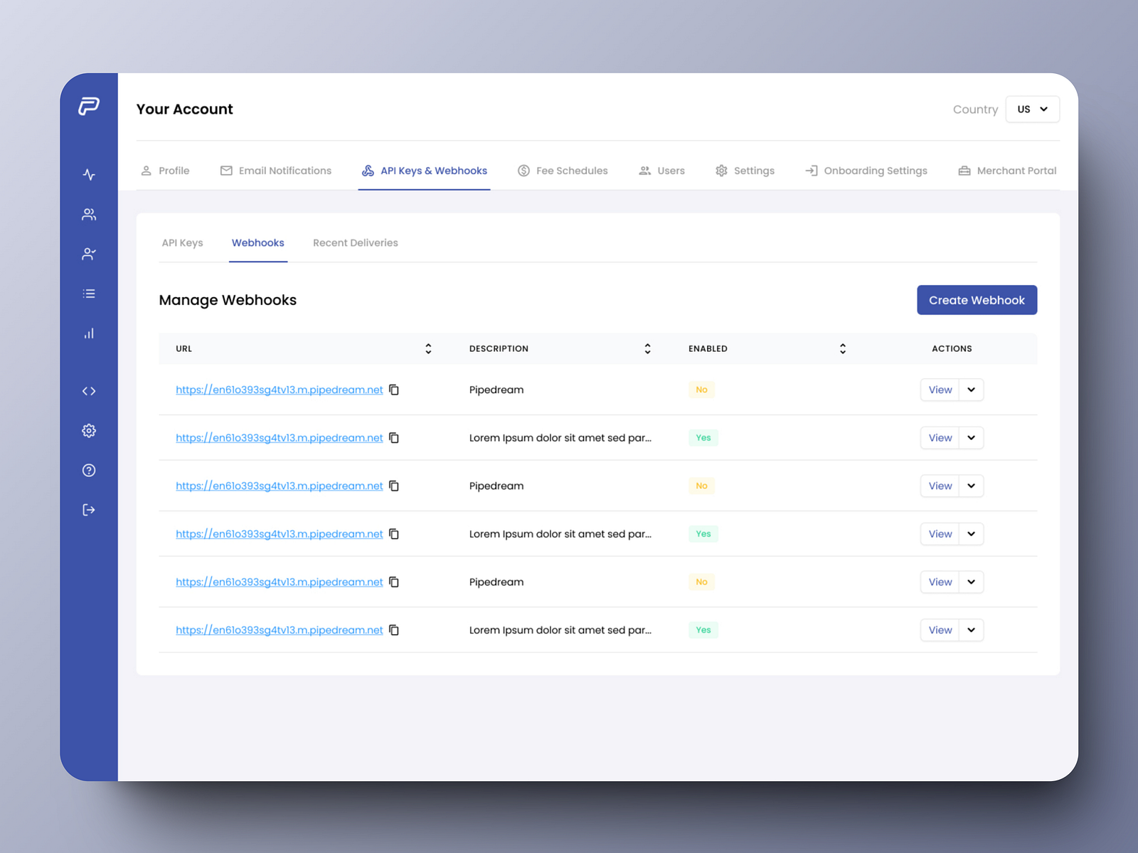 API Keys and Webhooks by Denovers: UX/UI Design Agency on Dribbble