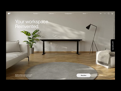 E-commerce Website Animation animation clean design e commerce e commerce animation website e commerce design e commerce website ecommerce furniture furniture website graphic design landing page minimalist online shop shop store ui ux web app website