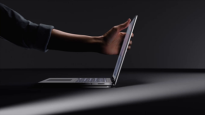 Meet the new Surface Laptop Studio 2 3d animation branding motion graphics ui