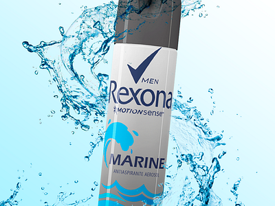 Rediseño de imagen para desodorantes Rexona. diseño diseño grafico envase etiqueta ilustracion