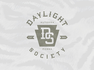 Daylight Society Monogram Branding baseball branding daylight est keystone logo monogram pa penna pennsylvania society