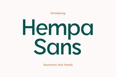 Hempa Sans branding design font graphic design sans serif typography