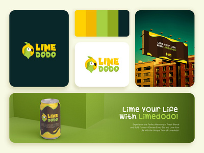 Limedodo Brand Board brandboard branding design dodologo graphic design icon illustration limedodo logo logo design typography vector