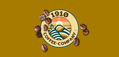 1910-Coffee-Company-1600 app branding design graphic design illustration logo logos typography ui vector