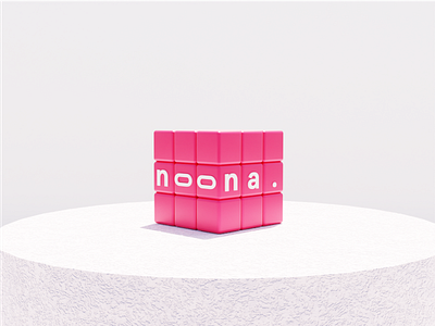 Rubik | 3D Illustration 3d animation blender branding cube design exploration graphic design illustrations light motion graphics pink rubik stop motion