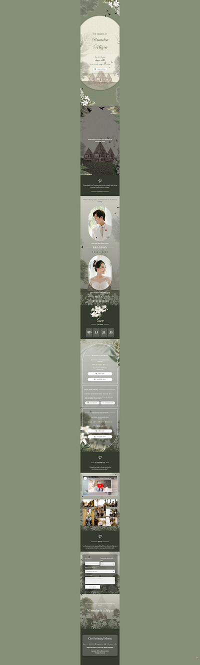 Ancient Discovery Wedding RSVP Website | Wedding Invite Website invitation landing page invitation web married landing page married website online rsvp website web design wedding agency wedding brochure wedding design wedding homepage wedding invitation wedding landing page wedding organizer wedding planning wedding rsvp website wedding website