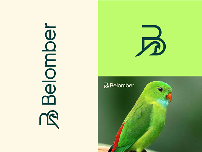 Belomber logo bird branding custom logo fly icon identity logo logo mark pet