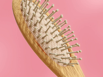 Tropee Bebe - Hairbrush & Comb Set 3d 3d motion 3d product 3d product motion animation cgi motion motion graphics