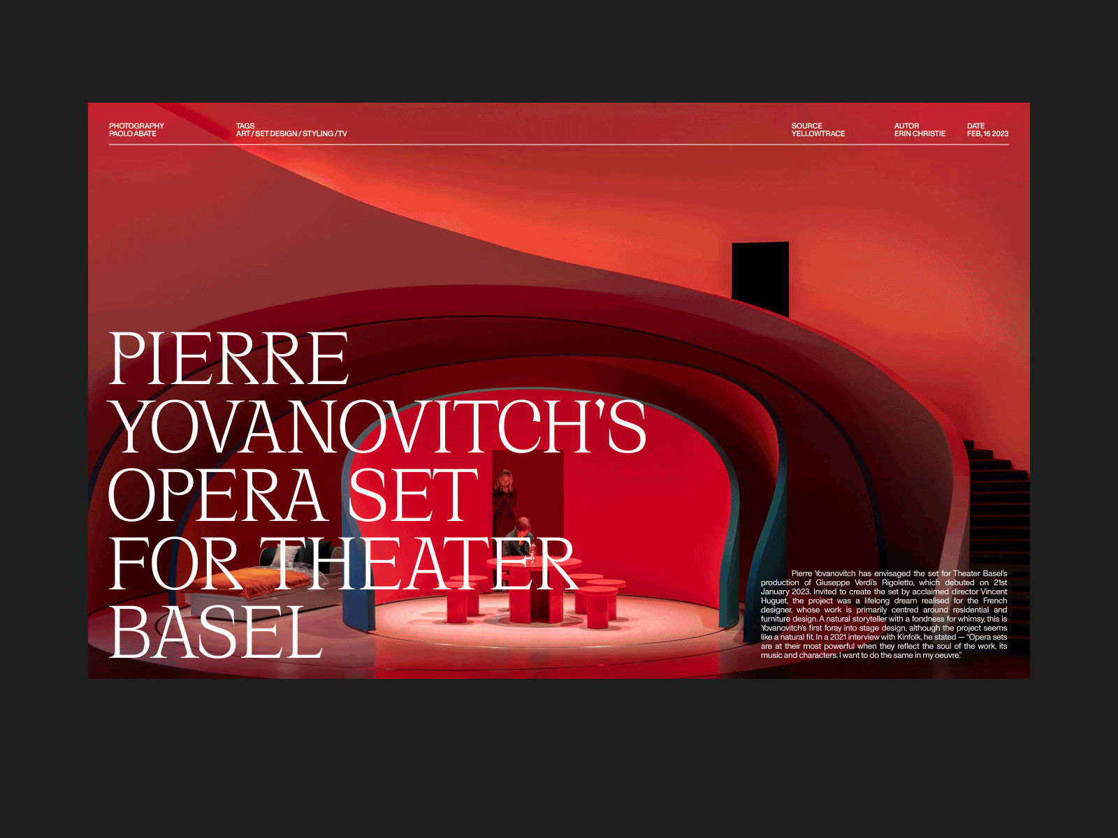 Layout explorations art direction branding design layout typography ui website