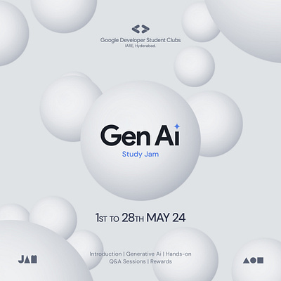 Generative Ai Poster ai models ai poster developers club gdsc gen ai generative ai google graphics design poster