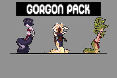 Free Gorgon Pixel Art Character Sprite Sheets 2d art asset assets character fantasy game game assets gamedev illustration indie indie game pixel pixelart pixelated rpg sprite sprites spritesheet spritesheets