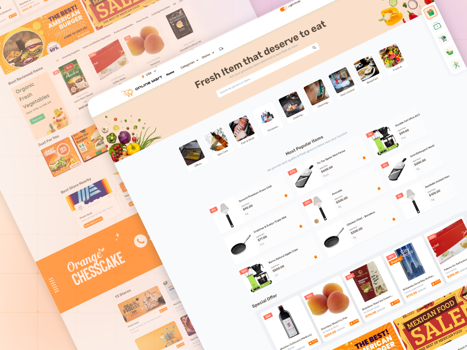 Example of E Commerce Design & Development