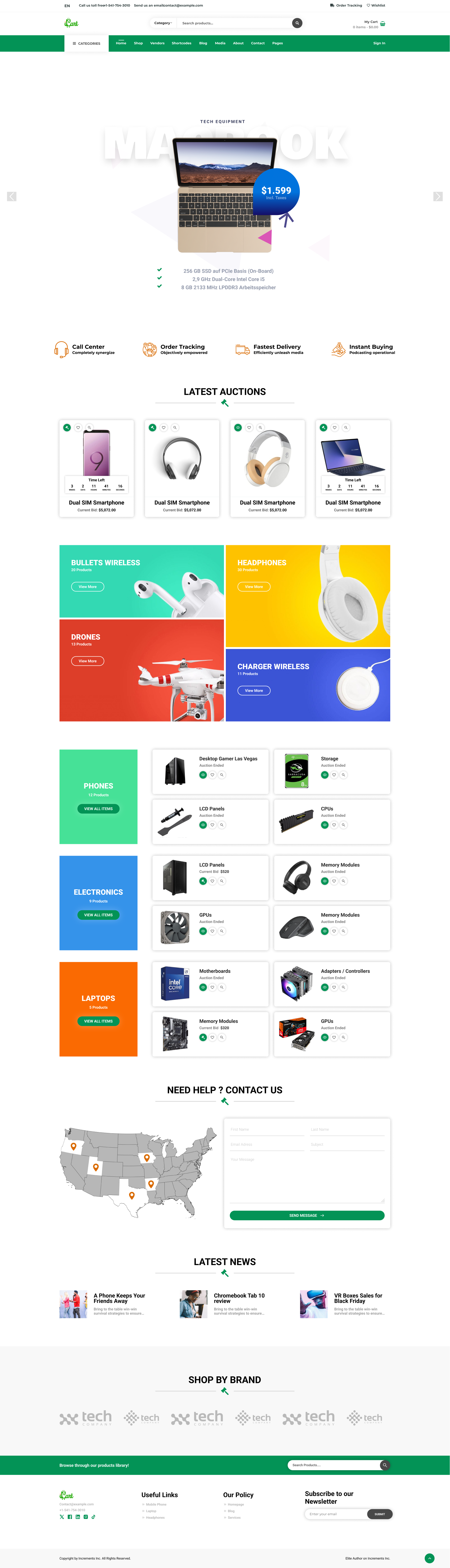 Example of E Commerce Design & Development
