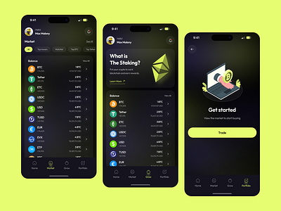 Gemini - Crypto Mobile App app designer application designer crypto crypto app crypto app ui design crypto mobile app crypto mobile application cryptocurrency wallet app