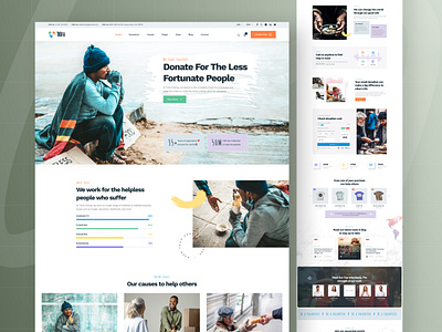 Traba - Charity Foundation WordPress Theme charity charity foundation crowdfunding envytheme ngo nonprofit social causes uidesign uxdesign uxresearch volunteers