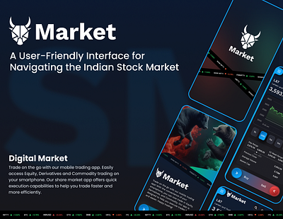 Indian Stocks market App user interface 3d adobe animation app behance branding dribbble graphic design logo market market app mobile app sharemarket stock app stocks trading tranding ui ui design uiux