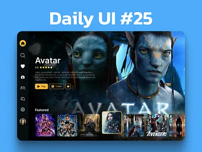 Daily UI #25 branding daily ui daily ui challenge design graphic design illustration logo tvapp ui ux vector