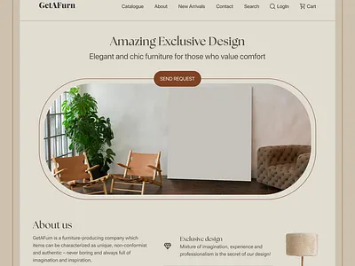 GetAFurn animation branding graphic design ui