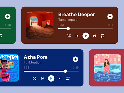 Music Player UI appdesign cleandesign creativedesign darkmodeui designinspiration dribbbleshots flatdesign interactiondesign minimalistdesign mobileappui mobiledesign modernui musicapp musicplayerui musicstreaming uiuxdesign userinterface uxdesign visualdesign