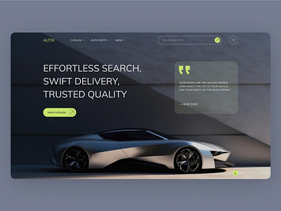 AUTIX | Sales and Delivery of Auto Parts animation autoparts branding car cars design ui ux uxui uxuidesign web web design