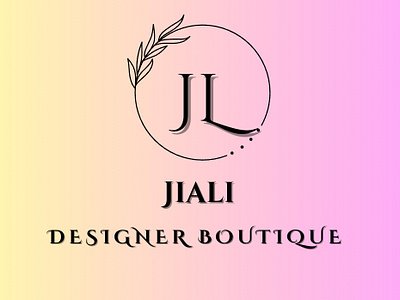 Logo Design for jiali botique graphic design logo