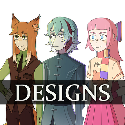 Designs of my characters artwork character design concept art digital art illustration