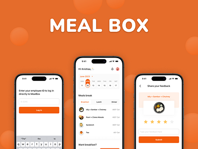 Corporate Meal App - Minimizing Food Waste. branding corporateapp dailyui designchallenge figma foodapp foodwastereduction graphic design mealplanning mobileapp product design restaurant sustainability ui uiux visual design