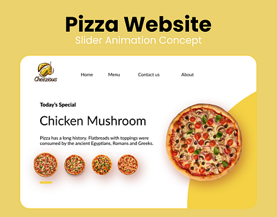 Pizza Website | Landing Page Concept branding figma graphic design landing page pizza website ui ux