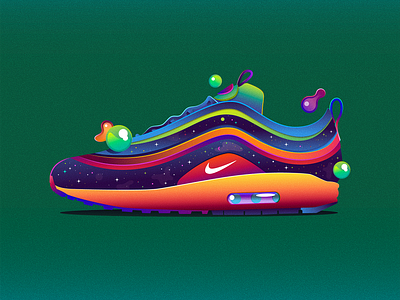 SNKRS #2 Nike Air Max 97 branding design graphic design icon iconography icons illustration nike sneakers streetwear vector