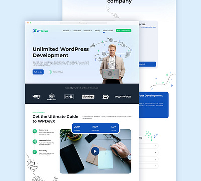 UI Design Landing Page 2d banner branding design graphic design illustration landing page logo minimal landing page ui ui design ux ux design web design website design