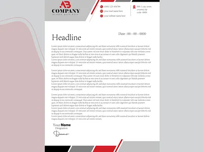 Refined Professional Letterhead Templates & Custom Design Servic elegant business correspondence