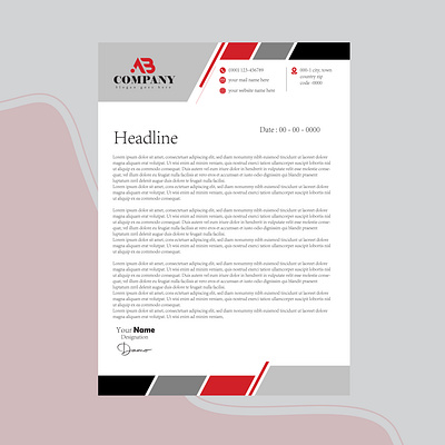 Refined Professional Letterhead Templates & Custom Design Servic elegant business correspondence