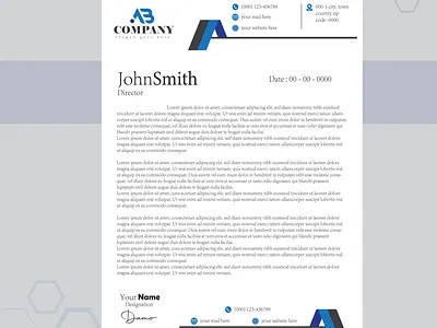 Distinguished Professional Letterhead Templates & Tailored Desig elegant letterhead design