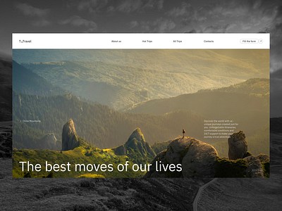 T-Travel landing page app design minimal travel agency travelling typography ui ux uxresearch web design website