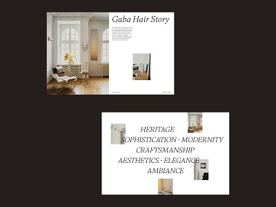 Layout explorations for the interior design project aesthetic design desktop exploration figma graphic design interior layout studio ui uxui web webdesign website