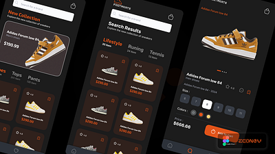 🛍️ Ecommerce App by econev android app branding design econev evgheniiconev figma graphic design illustration ios lizzardlab logo market shop ui vector webapp